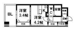 呉服町駅 4.2万円