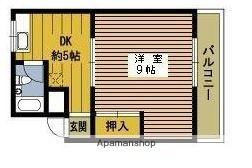 メゾン香住ヶ丘 203 ｜ 福岡県福岡市東区香住ヶ丘２丁目（賃貸マンション1DK・2階・29.62㎡） その2