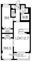 ＳＡＫＵＲＡ 3階2LDKの間取り