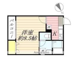 リブレア中央公園通り　Ａ棟 203 ｜ 福岡県久留米市合川町（賃貸アパート1K・2階・25.22㎡） その2