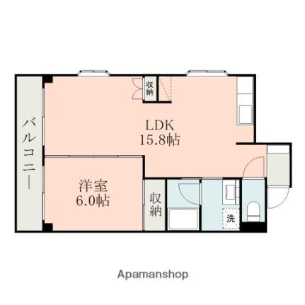 水前寺モア・ナチュール ｜熊本県熊本市中央区水前寺６丁目(賃貸マンション1LDK・2階・45.54㎡)の写真 その2