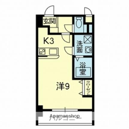 熊本県熊本市中央区新町４丁目(賃貸マンション1K・8階・30.11㎡)の写真 その2