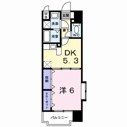 ＰＬＥＡＳＵＲＥＳ 501｜熊本県熊本市西区二本木５丁目(賃貸マンション1DK・5階・30.96㎡)の写真 その2