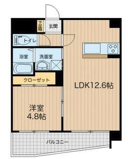 Ｆｒａｉｓｅ本荘  ｜ 熊本県熊本市中央区本荘５丁目（賃貸マンション1LDK・3階・40.87㎡） その2