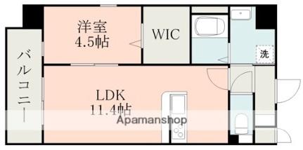 ロザリアン八王寺Ｅａｓｔ ｜熊本県熊本市中央区八王寺町(賃貸マンション1LDK・6階・40.32㎡)の写真 その2