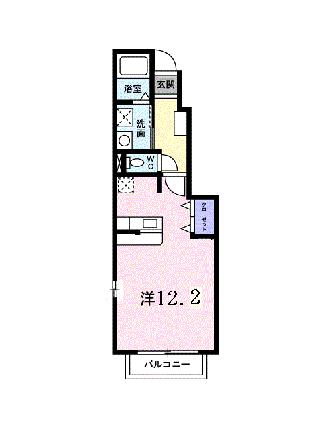アテスウェイ 102｜熊本県八代市古閑上町(賃貸アパート1R・1階・32.90㎡)の写真 その2