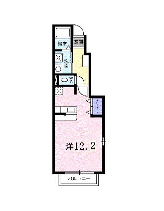 アテスウェイ 101｜熊本県八代市古閑上町(賃貸アパート1R・1階・32.90㎡)の写真 その2
