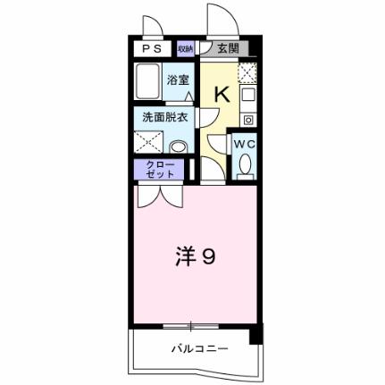 カルム・アビタシオン 405 ｜ 宮崎県宮崎市大字芳士（賃貸マンション1K・4階・28.80㎡） その2