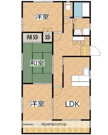 宮崎県宮崎市桜ケ丘町（賃貸マンション3LDK・2階・72.50㎡） その2