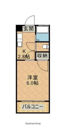 ブラッサム 308 ｜ 宮崎県宮崎市清武町木原（賃貸マンション1K・3階・18.63㎡） その2