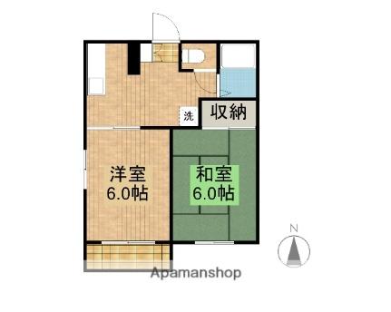 タウニィ希望ヶ丘 201｜宮崎県宮崎市希望ケ丘１丁目(賃貸アパート2K・2階・39.00㎡)の写真 その2