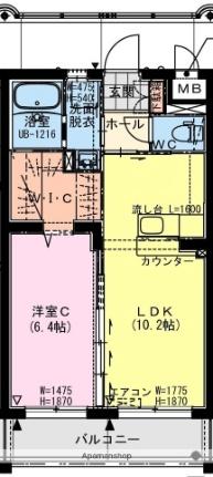 宮崎県宮崎市吉村町南田（賃貸マンション1LDK・3階・41.00㎡） その2