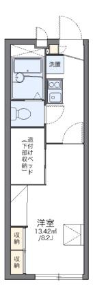 レオパレス住吉ヒルズ 104 ｜ 宮崎県宮崎市大字島之内（賃貸アパート1K・1階・22.35㎡） その2