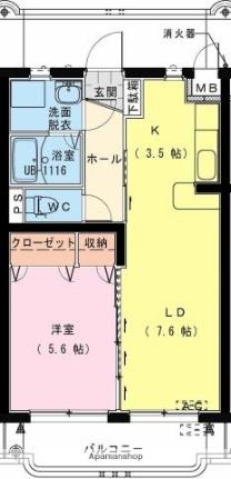 アンソレイエＡ 303｜宮崎県宮崎市和知川原１丁目(賃貸マンション1LDK・3階・40.30㎡)の写真 その2