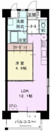 プログランツ 801 ｜ 宮崎県宮崎市江平東町（賃貸マンション1LDK・8階・40.18㎡） その2