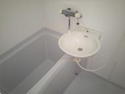 [風呂] 混合水栓で温度調節が簡単！
